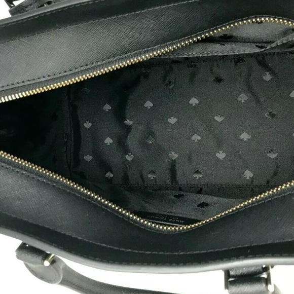 Black medium Cameron satchel leather Kate spade - Picture 3 of 5